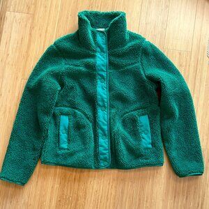L.L. Bean Emerald Green Teddy Jacket